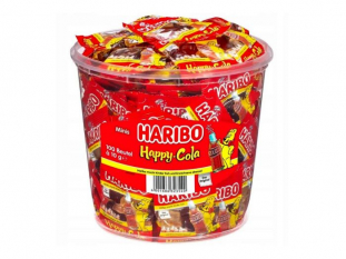 elki Haribo Happy Cola mini, wiaderko 10g x 100 szt./op.