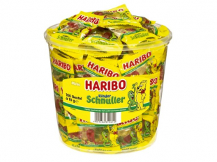 elki Haribo Kinder Schnuller mini, wiaderko 10g x 100 szt./op.