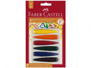kredki wiecowe Faber Castell 6 kolorw, 120404