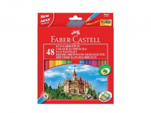 kredki owkowe Faber Castell Zamek 48 kolorw, 120148LE