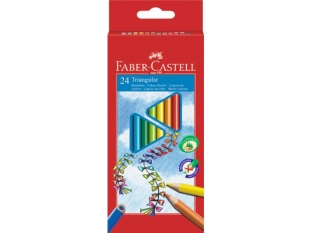 kredki owkowe Faber Castell trjktne 24 kolory