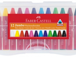 kredki owkowe Faber Castell Jumbo wiecowe 12 kolorw, 120011
