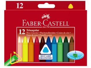 kredki wiecowe Faber Castell trjktne 12 kolorw, 120010