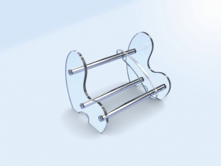 stojak na p�yty na 18 CD / DVD w pude�kach Tarifold Crystal Line