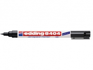 marker permanentny Edding 8404 dla przemysu lotniczego, trway, okrga kocwka, gr.linii 0,75 mm, czarny