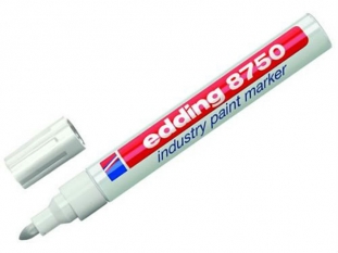marker permanentny lakierowy Edding 8750 przemysowy, okrga kocwka, gr.linii 2-4 mm
