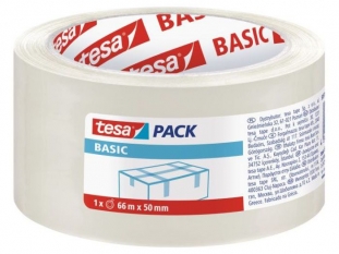 tama klejca pakowa transparentna Tesa Tesapack Basic 50 mm x66m, 58570-00000-00 TS