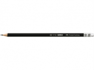 owek grafitowy z gumk Faber Castell 1111, twardo HB Towar dostpny do wyczerpania zapasw!