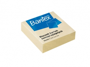 karteczki samoprzylepne Bantex 50x50 mm, te, 6x240 kartek