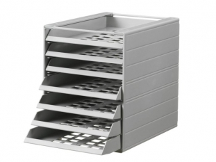 pojemnik na dokumenty, czasopisma / sorter biurkowy Durable Idealbox Basic z 7 szufladami