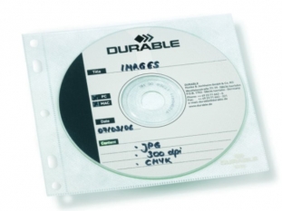 koszulka na pyty na 2 CD/ DVD Durable Cover File, do segregatora, 10 szt. /op. 