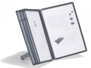 system prezentacyjny, informacyjny A4 na st Durable Sherpa Soho, czarny, zestaw 5x panel