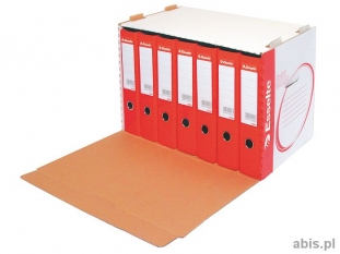 pudło archiwizacyjne Esselte na 7 segregatorów, karton o wym. 525x338x306 mm