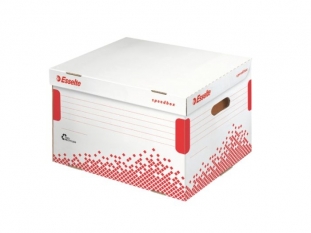 pudło archiwizacyjne Esselte Speedbox na 5 segregatorów, karton o wymiarach 392x334x301 mm
