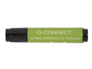 marker permanentny Q-Connect Jumbo ścięta końcówka, gr.linii 2-20 mm, czarny