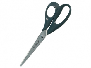 nożyczki biurowe 21 cm Q-Connect czarne 
