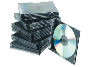 pudeko na pyty na 1 CD / DVD Q-Connect slim 25 szt./op.