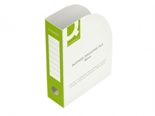 pudło archiwizacyjne Q-Connect karton otwarte 80 mm zielone
