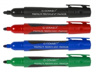 marker permanentny Q-Connect okrga kocwka, gr.linii 2-3 mm Towar dostpny do wyczerpania zapasw!