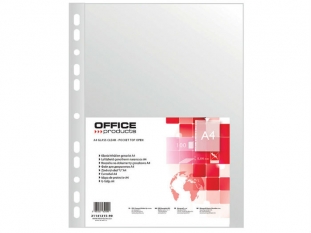 koszulka na dokumenty A4 Office Products groszkowa 40mic op. 100 szt.