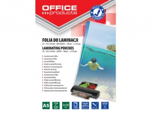 folia do laminowania A5 154x216 mm 125mic Office Products 100 szt./op.