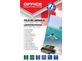 folia do laminowania format 65x95 mm, 125mic Office Products 100 szt./op.
