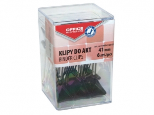 klips do papieru 41 mm Office Products 6 szt./op.