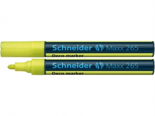 marker kredowy Schneider Maxx 265 Deco, okrga kocwka, gr.linii 2-3 mm