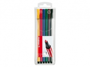 flamastry kolorowe Stabilo Pen 68, pisak: 6 kolorw/kpl.
