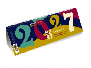 Kalendarz ze spiralk� A4 poziomy 2027, Michalczyk i Prokop T-100-2-18