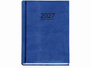 Terminarz MARTA B6 2027, niebieski 120x165mm, kalendarz 1 tydzie� na 2 stronach, Michalczyk i Prokop T-215V-N