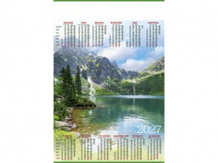Kalendarz Plakatowy B-1, P01 - MORSKIE OKO 2027
