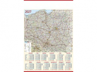 Kalendarz Plakatowy B-1, P08 - MAPA 2027