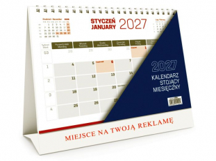 Kalendarz stoj�cy miesi�czny 2027, KB034B, WOKӣ NAS