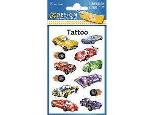 tatuae Avery Zweckform Z-Design 56685 samochody, 12x1, 10 ark./10 blistrw