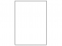 343424 - etykiety samoprzylepne uniwersalne białe Igepa 210x297 mm, ark. A4 1x1, 100 ark./op. 