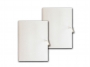 414065 - teczka wiązana A4 kartonowa Barbara Lux, biała 250g