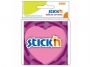 44021448 - karteczki samoprzylepne Stick'n kształt serce, 76x76 mm, różowe, 50 kartek