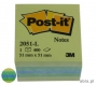 44183 - karteczki samoprzylepne 3M Post-it 2051L 51x51 mm, mini kostka cytrynowa 400 kartek