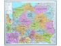 77856531 - tablica mapa Polski administracyjna, suchocieralna na pycie mikkiej 2x3 102x120 cm, rama aluminiowa Koszt transportu - zobacz szczegy