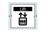 77862920 - tabliczka informacyjna z piktogramem 2x3 EuroPLEX 19x19cm, symbol P001 - Winda