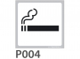 77862923 - tabliczka informacyjna z piktogramem 2x3 EuroPLEX 19x19 cm, symbol P004 - Dla palących