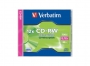 925108 - płyty CD-RW Verbatim 700MB Slim Color, 12x, 1 szt.