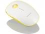 95m1550 - mysz optyczna bezprzewodowa Modecom  WM112 żółto-biała