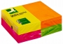 R000314 - karteczki samoprzylepne Q-Connectt Rainbow 127x76 mm, 4x3x80 kartek, mix kolorw neonowych