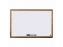 R001651 - tablica szklana niemagnetyczna suchościeralna Bi-Office 60x45 cm, rama drewniana