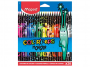 R004111 - kredki plastikowe Maped ColorPeps Monster trjktne 24 kolorw