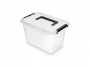 R004264 - pojemnik do przechowywania 6,5l ORPLAST Simple box z rączką, transparentny