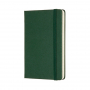 R005578 - notes, notatnik 9x14 cm w linie, twarda oprawa, zielony, 192 strony, Moleskine Classic