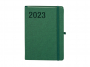 R005719Q - kalendarz książkowy A5 Antra Jacob 2023 r., tydzień na rozkładówce, z gumką zamykającą, oprawa twarda